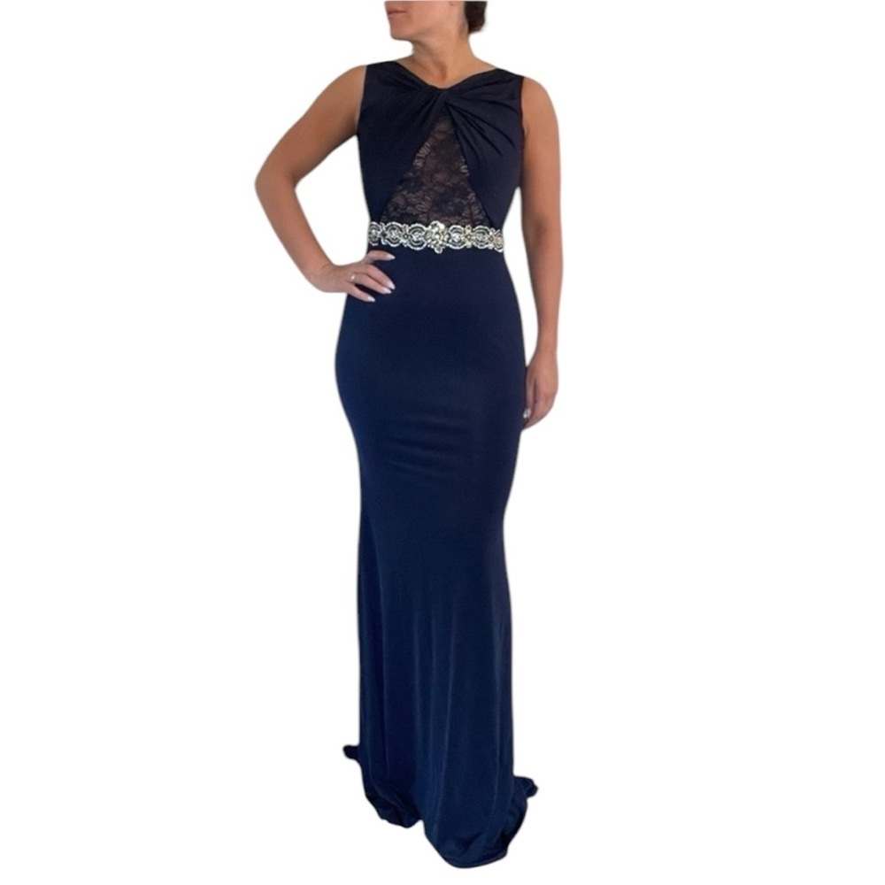 Jovani Evening Gown Midnight Blue